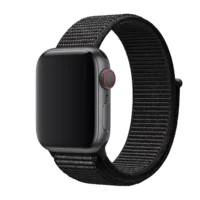 Akıllı Saat Kordonu 44 MM- Siyah Kumaş Kordon