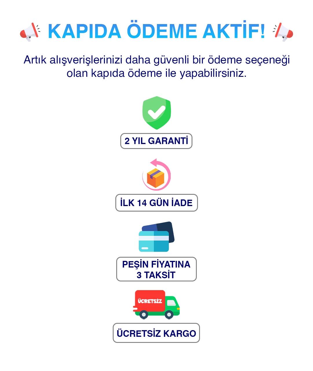 Kapıda ödeme web site ana sayfa görseli TELEFON