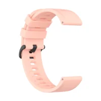 Pembe Akıllı Saat Kordon Silikon 22 mm Pinli